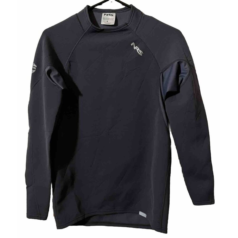 NRS Women's XS HydroSkin 0.5 Long Sleeve Crew Neck Midweight Shirt Charcoal Gray